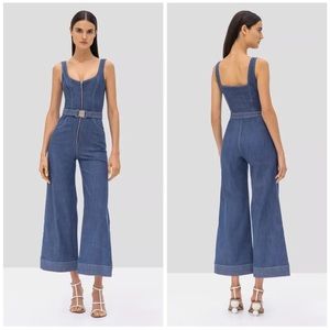 ALEXIS Bristol Chambray Flared 70’s Denim Jumpsuit